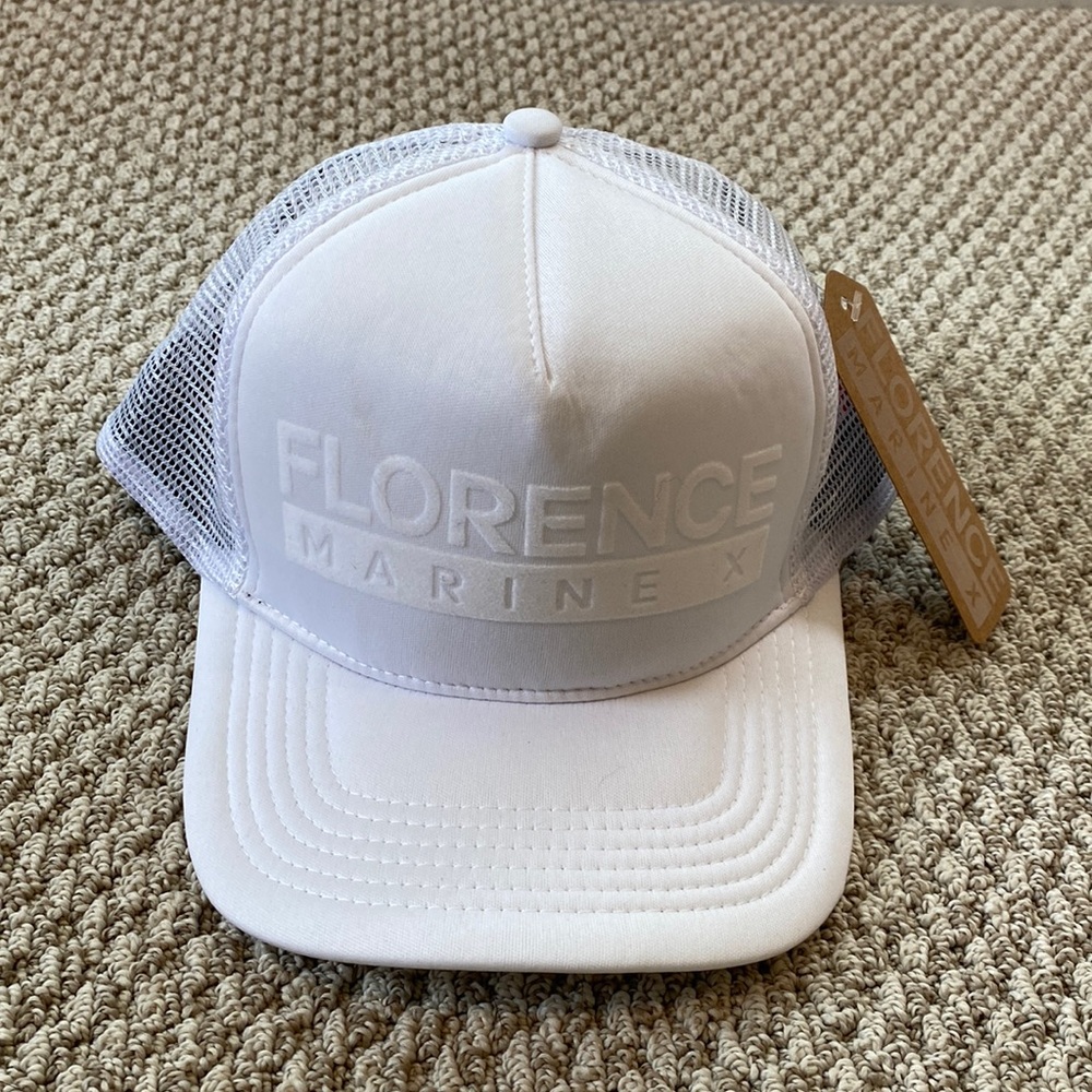 FLORENCE MARINE X flocked foam trucker hat